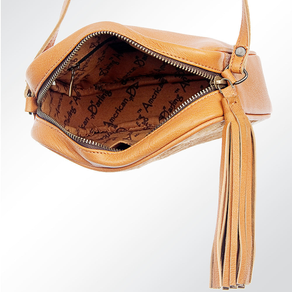 American Darling SMALL CROSSBODY Hair-on Genuine Leather women bag western handbag purse