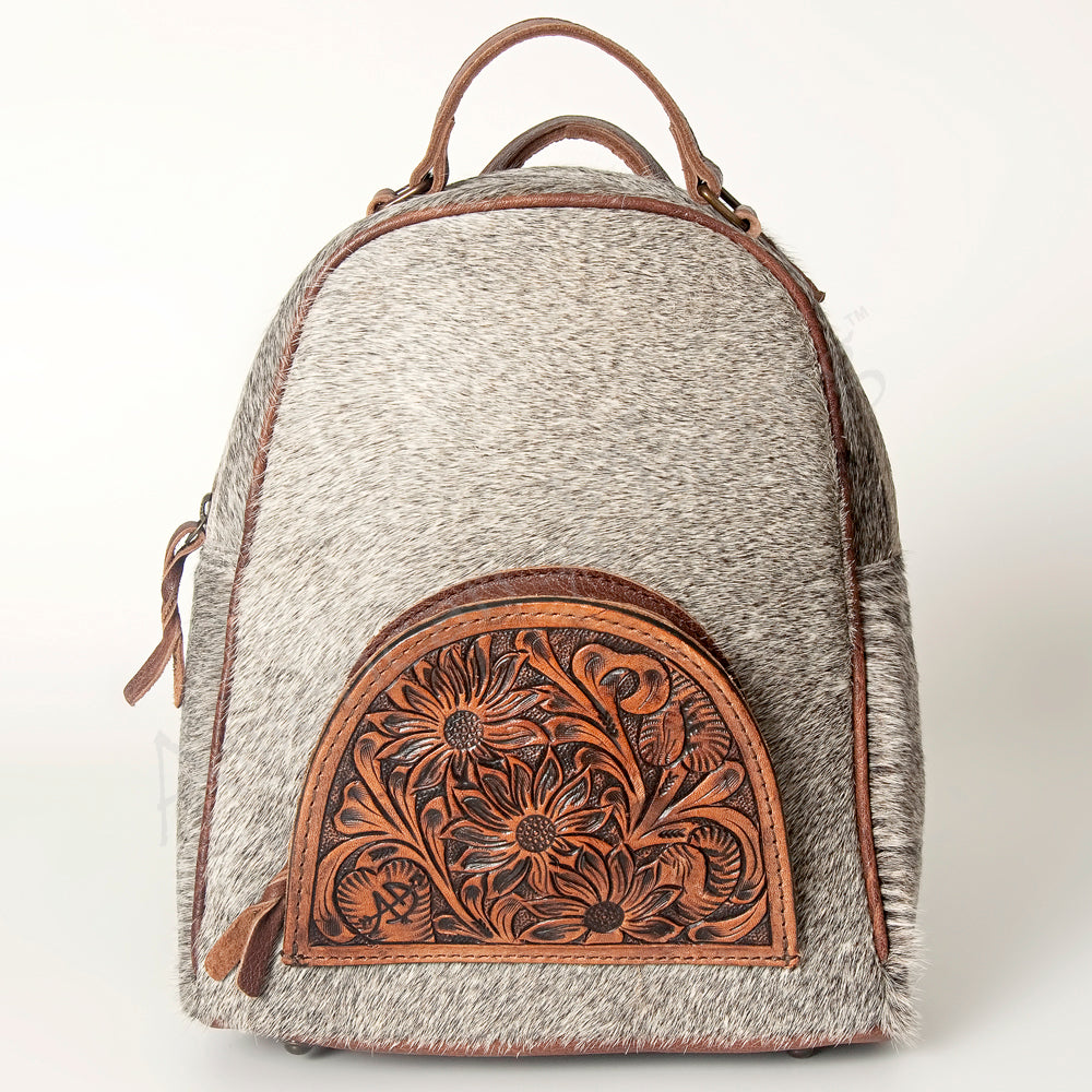 American Darling Hand Tooled Hair On Genuine Leather Women Bag Western Handbag Purse