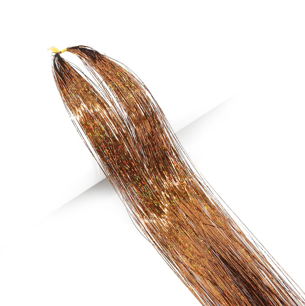 JBextension Hair Extensions Pink Sparkle Highlights for Hair 35 Inch Multi-Colors Synthetic Hair Extensions for Party, Christmas, New Year, Halloween, Cosplay