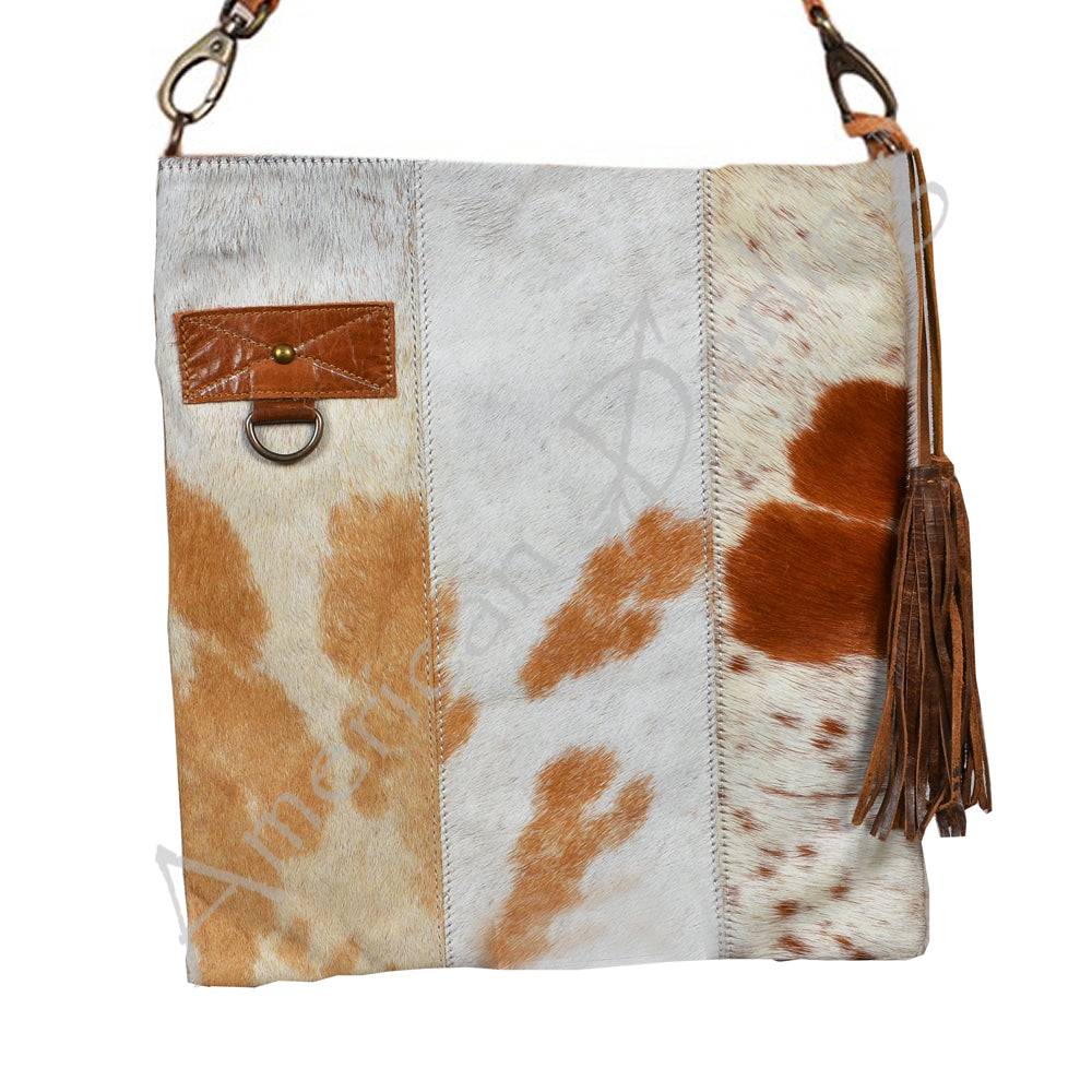 American Darling Messenger Hair-On Genuine Leather women bag western handbag purse