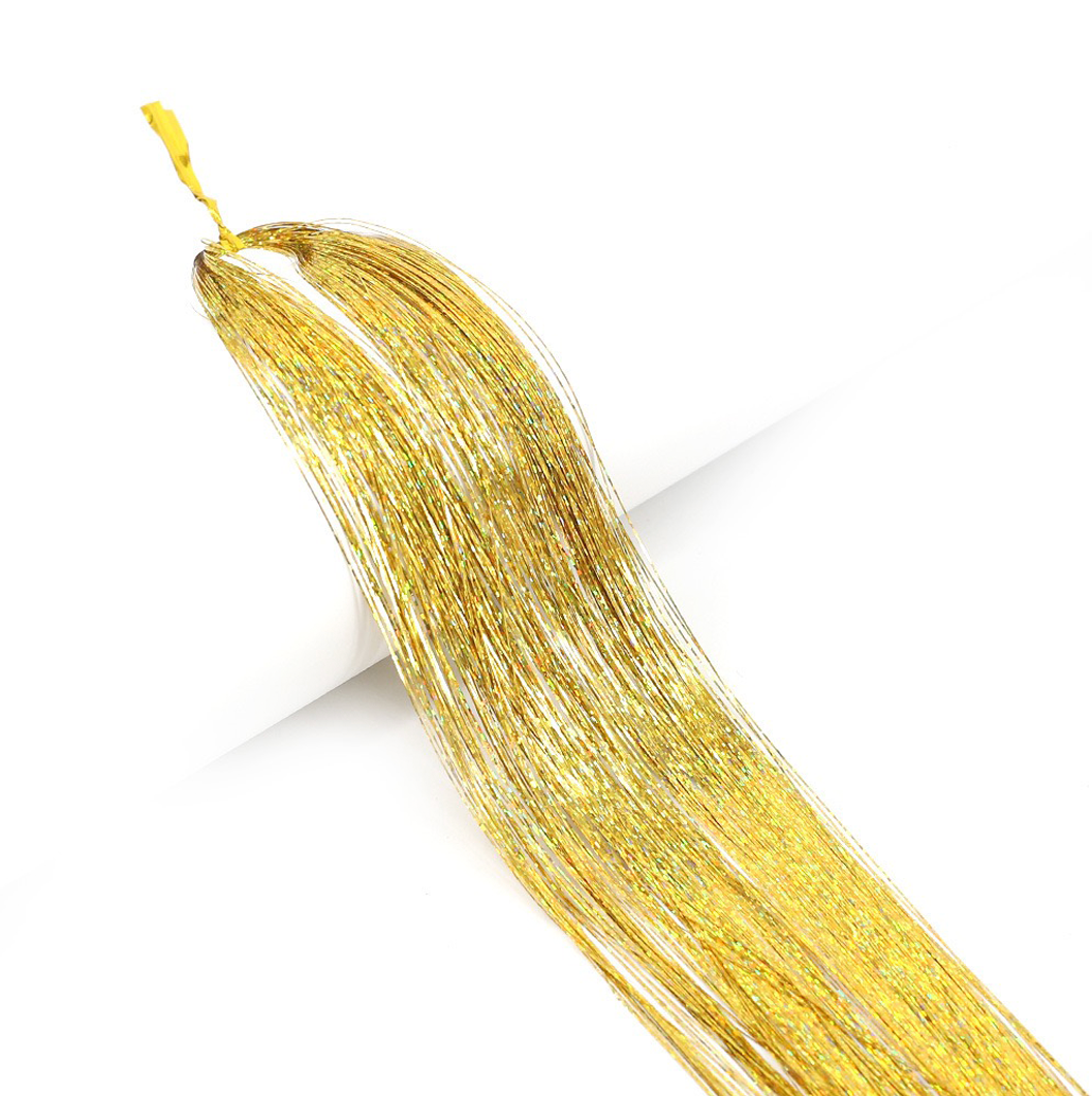 JBextension Hair Extensions Pink Sparkle Highlights for Hair 35 Inch Multi-Colors Synthetic Hair Extensions for Party, Christmas, New Year, Halloween, Cosplay