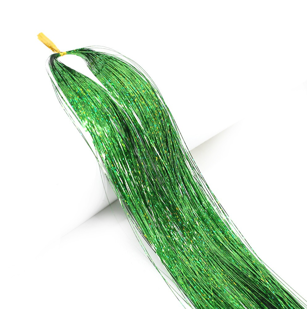 JBextension Hair Extensions Pink Sparkle Highlights for Hair 35 Inch Multi-Colors Synthetic Hair Extensions for Party, Christmas, New Year, Halloween, Cosplay