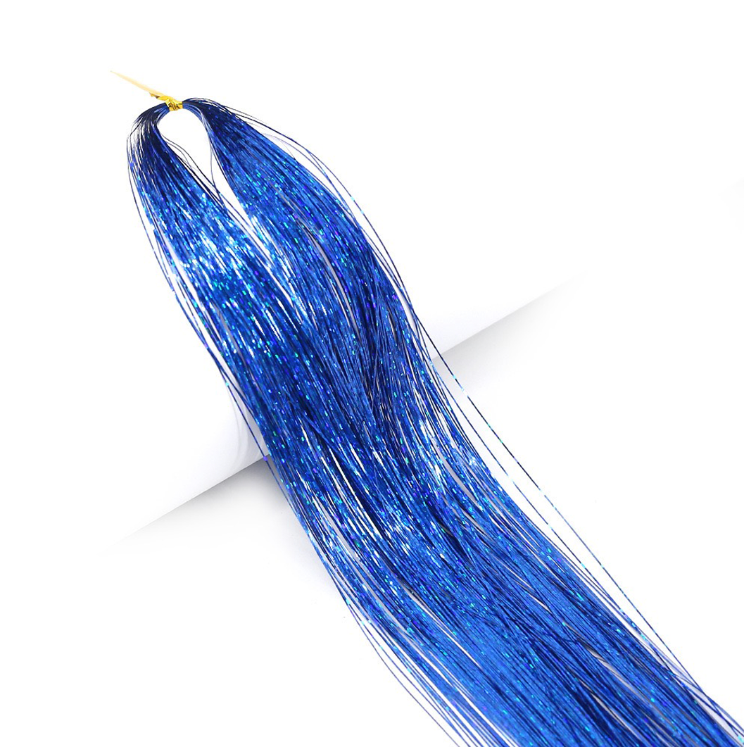 JBextension Hair Extensions Pink Sparkle Highlights for Hair 35 Inch Multi-Colors Synthetic Hair Extensions for Party, Christmas, New Year, Halloween, Cosplay