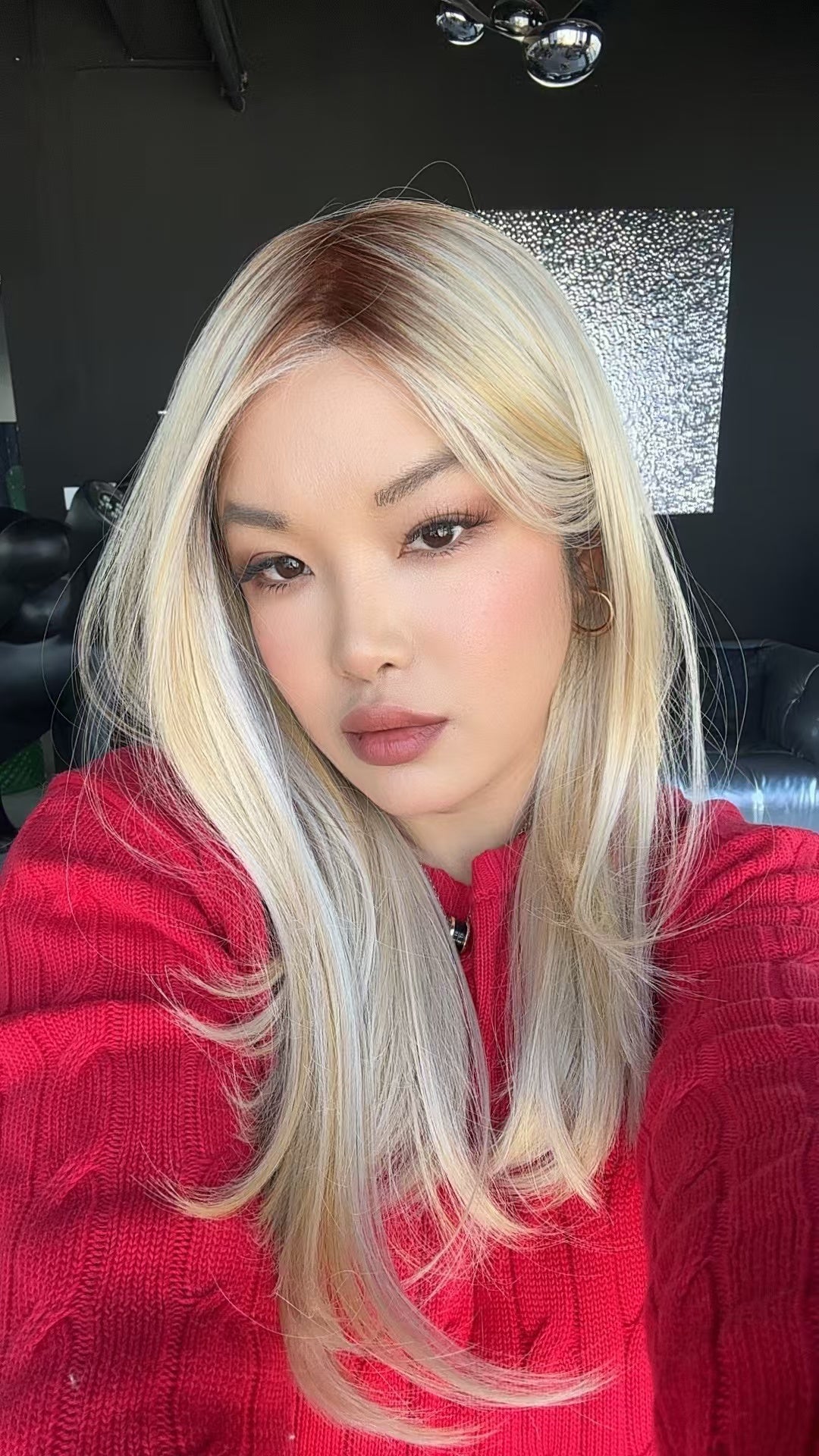 JBEXTENSION ELIZABETH MONO Monofilament Handmade Wig 6X5 Full Monofilament Hand Tied Top Wig 20 Inches Sandy Blonde Mono Lace Wig With Anti-slip Silicone Strips Glueless Wig ELIZABETH MONO【BENDY EAR TABS】