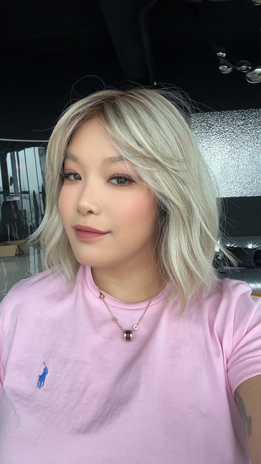 [PRE-ORDER] JBEXTENSION BONNIE MONO GOLDEN BLONDE Full Monofilament Handmade Full Lace Full Hand Tied Wig 12 Inches Golden Blonde With Dark Root Mono Lace Handmade Futura Fiber Glueless Wig BONNIE MONO GOLDEN BLONDE【BENDY EAR TABS】