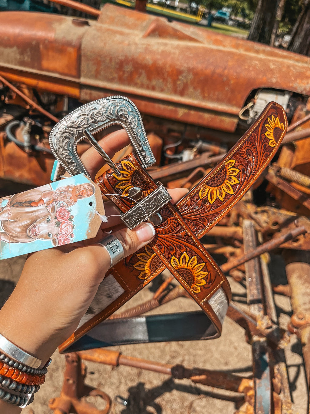 The Sunflower Belt a Haute Southern Hyde by Beth Marie Exclusive