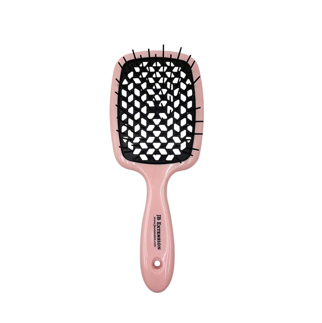 JBextension Detangling Brush for Pain-Free Brushing on All Wet or Dry Hair Types Durable Anti-Static Bristles, Lightweight Handle, Vented Hair Brush