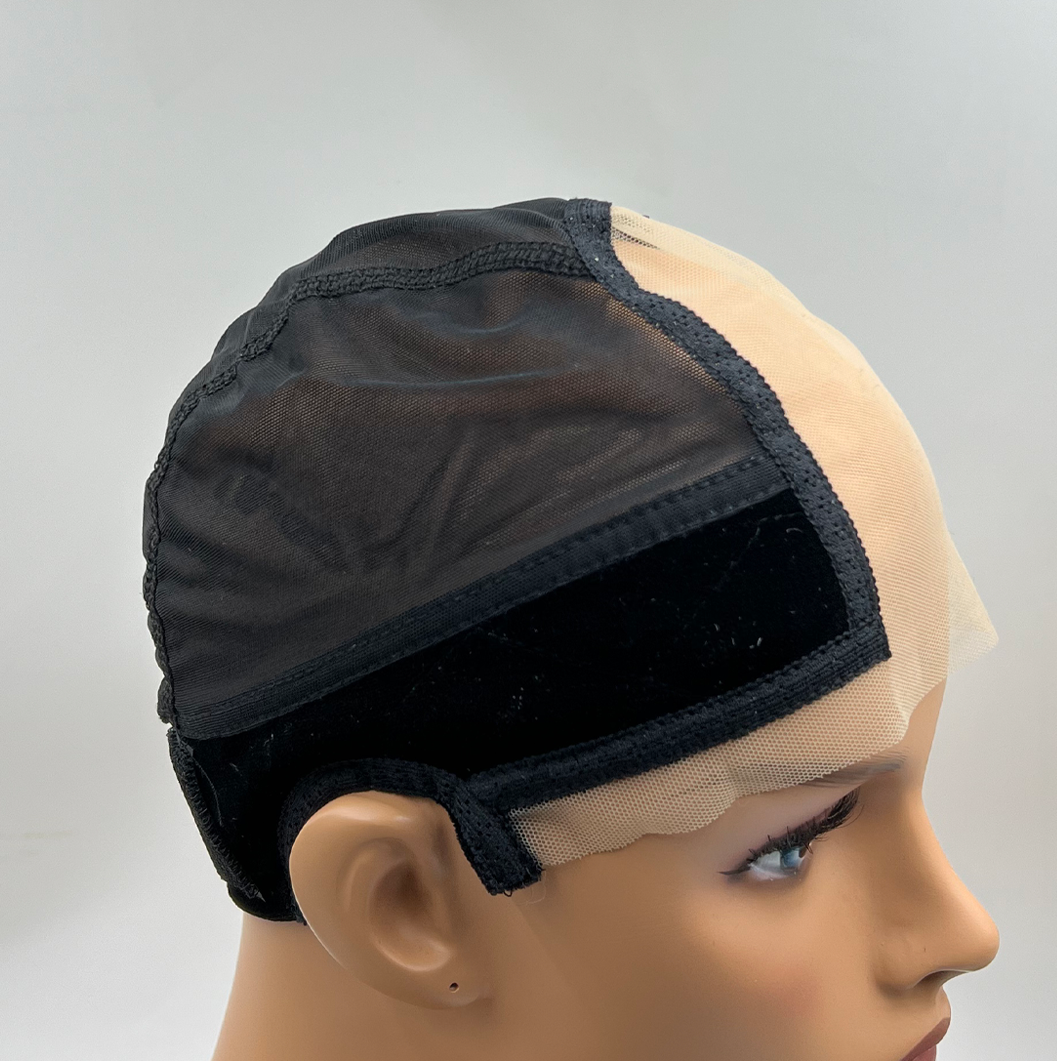 JBextension U Wig Grip Cap, Adjustable Ear-Cutouts Transparent Lace Front Wig Grip Cap for Glueless Wig Keeping Wigs in Place 1 Pcs