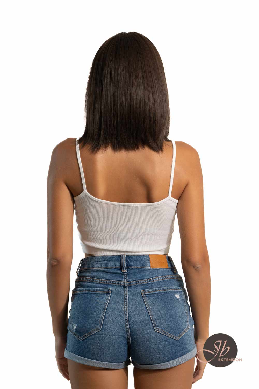 Nichole's Selection -12 Inches Bob Cut Cold Brown Straight Pre-Cut Frontlace Glueless Wig PAULA