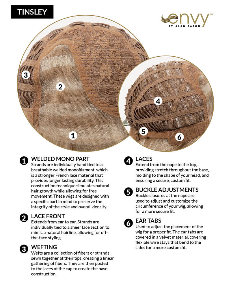 Tinsley | Lace Front & Monofilament Part Synthetic Wig by Envy