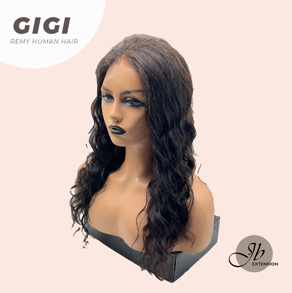JBEXTENSION 360HD LACE loose deep wave 18 inches human hair wig 150 % density GIGI glueless freeparting