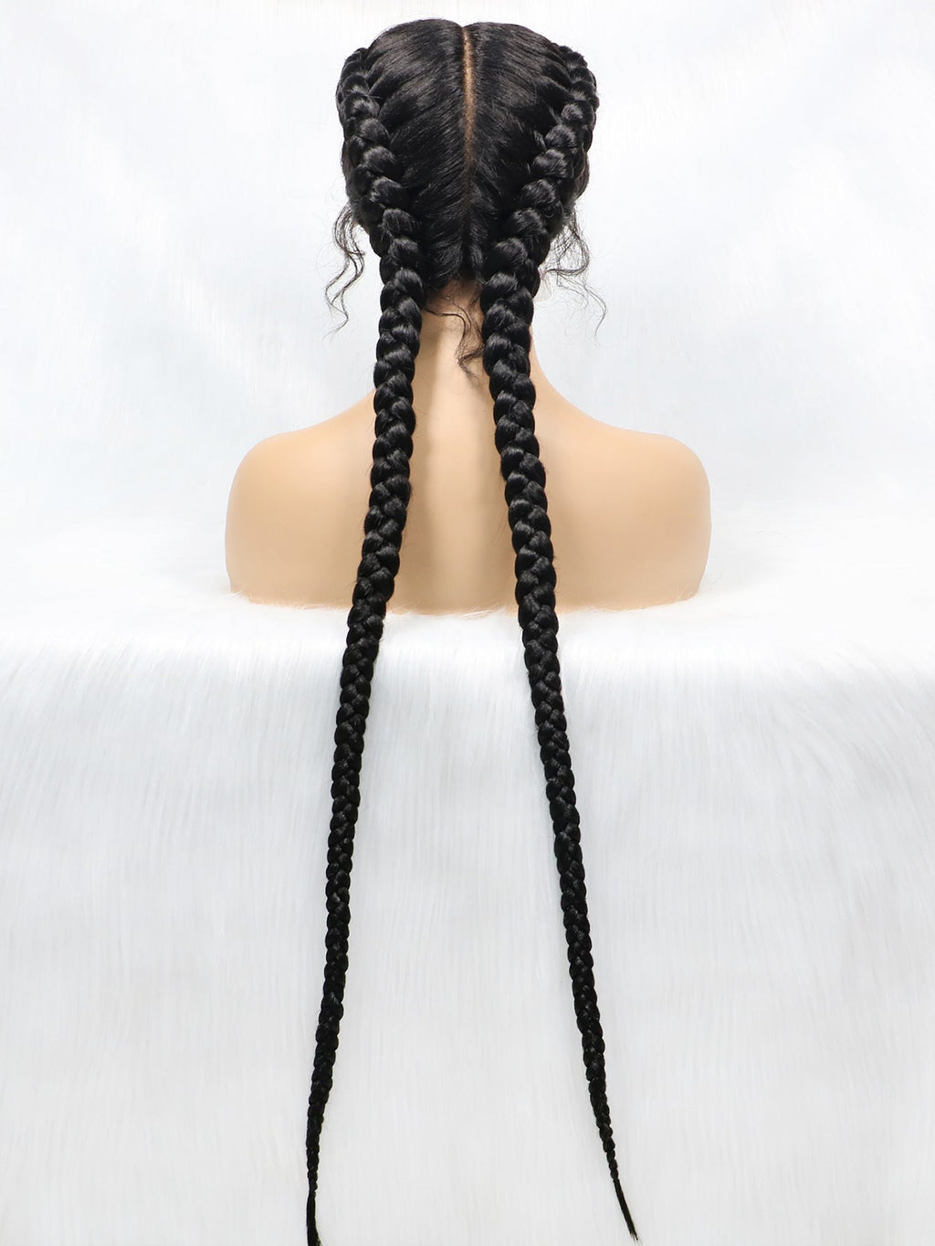 Get this look with JBextension 40" Lace Front Box Braided Wigs  with Baby Hair  - Zendaya