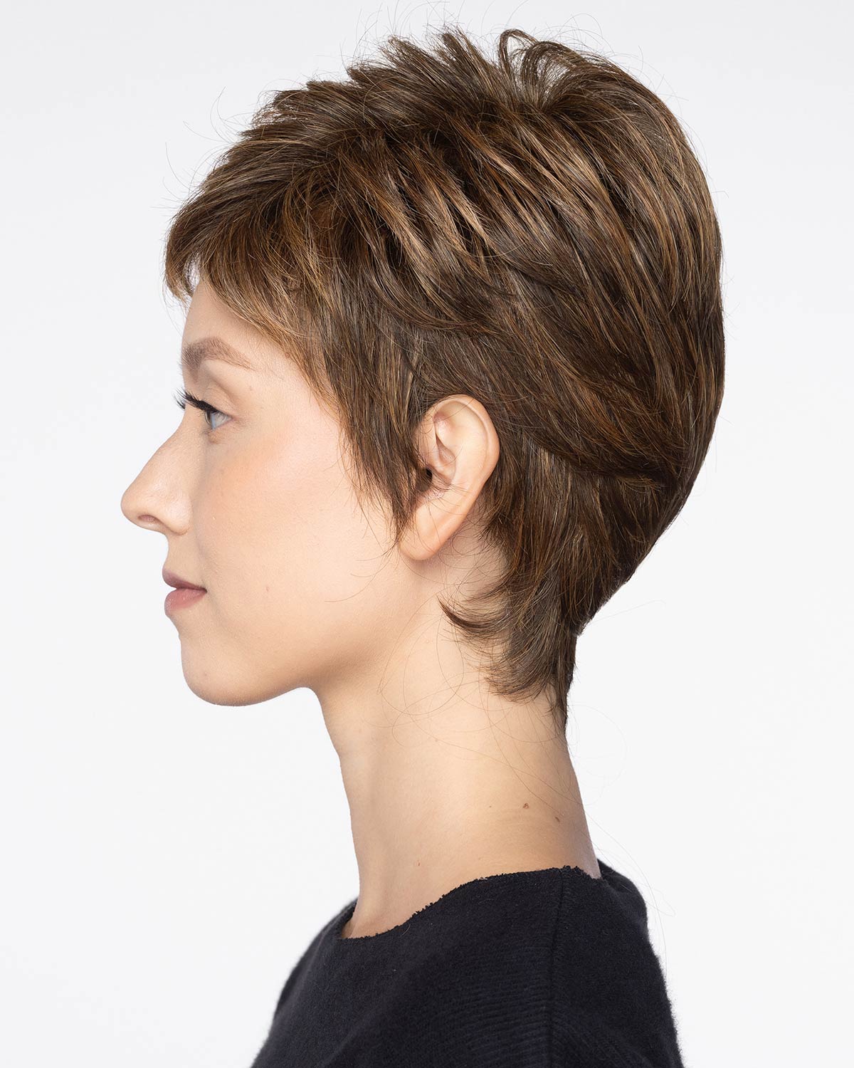 Feathered Layers | Lace Front & Monofilament Part Synthetic Wig by Stephen Designs