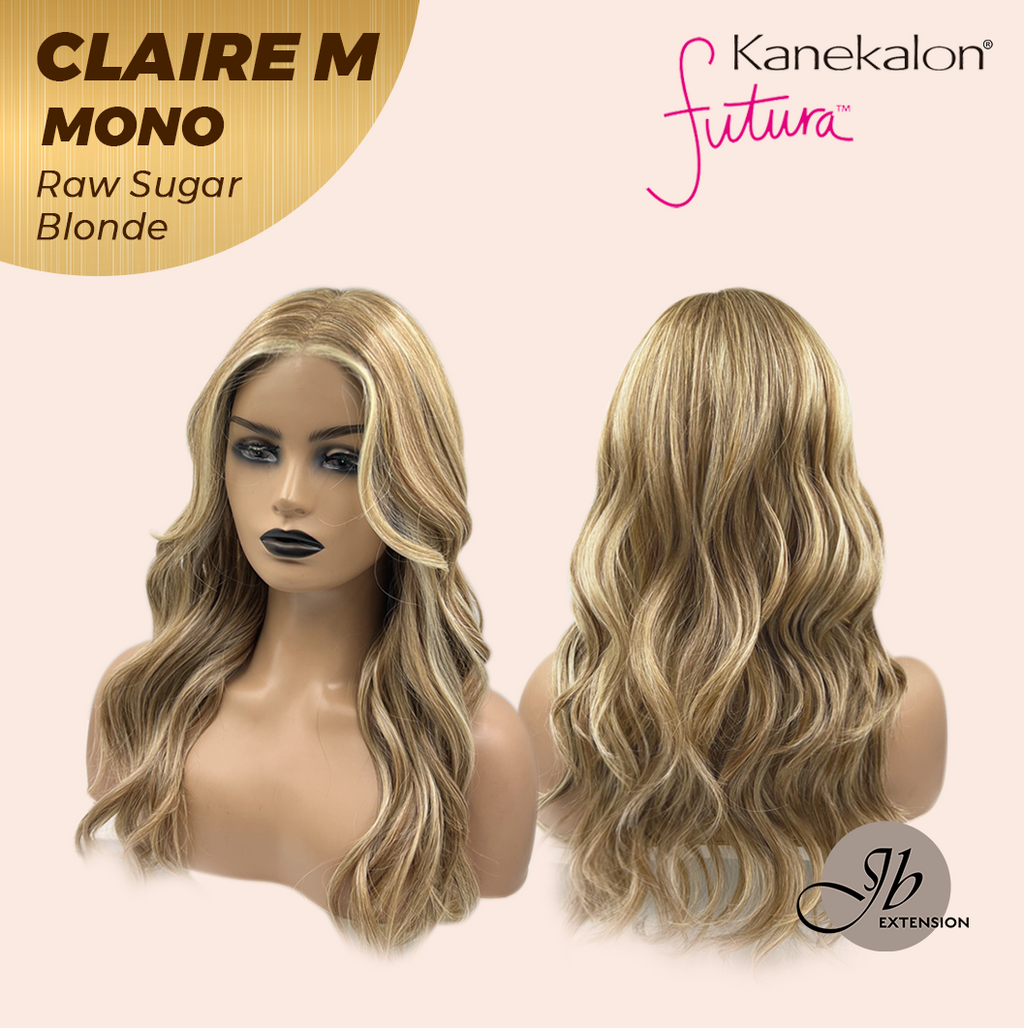 [PRE-ORDER] JBEXTENSION CLAIRE MONO RAW SUGAR BLONDE Partial Monofilament Wig 22 Inches Raw Sugar Blonde Partial Mono Lace Glueless Wig CLAIRE MONO RAW SUGAR BLONDE【BENDY EAR TABS】