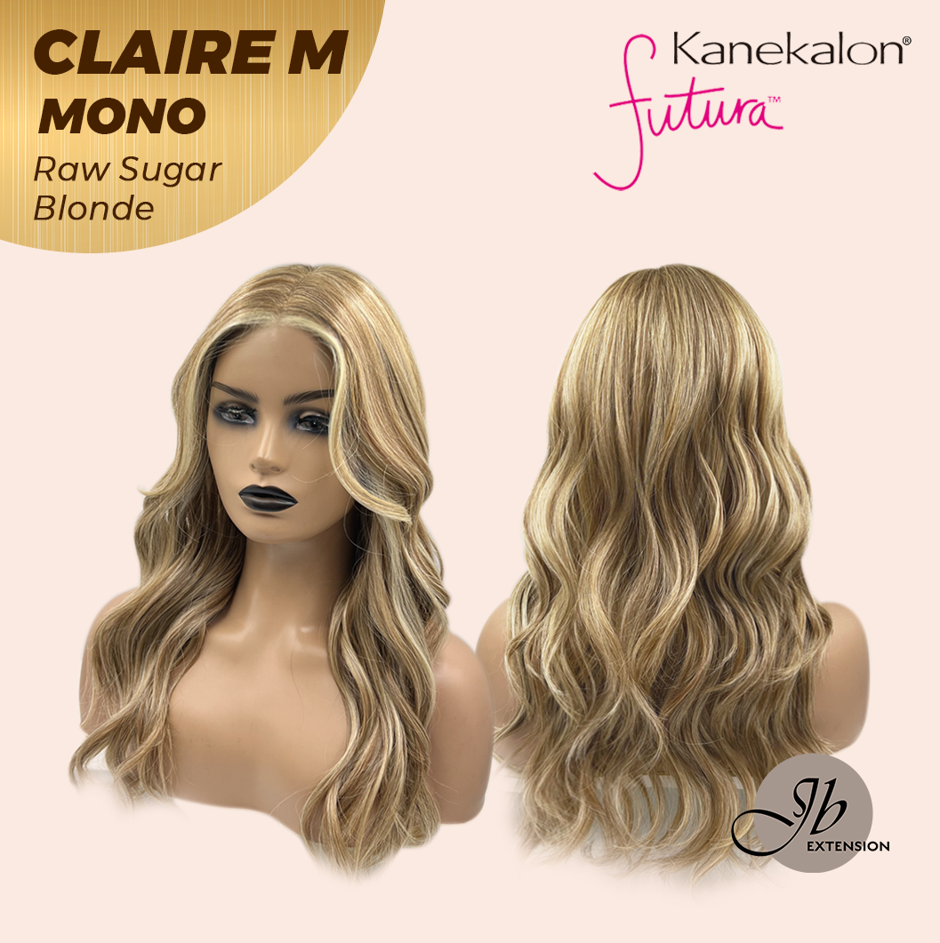 [PRE-ORDER] JBEXTENSION CLAIRE MONO RAW SUGAR BLONDE Partial Monofilament Wig 22 Inches Raw Sugar Blonde Partial Mono Lace Glueless Wig CLAIRE MONO RAW SUGAR BLONDE【BENDY EAR TABS】
