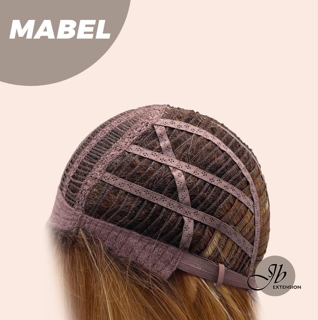 JBEXTENSION 8 Inches Dark Honey Blonde Women Fashion Full Machine Wig MABEL【PLUS PERMATEASE】【BENDY EAR TABS】