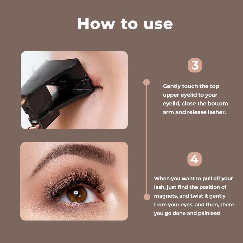 CRUELTY FREE REUSABLE 6D MAGNETIC EYELASHES-CALIFONIA
