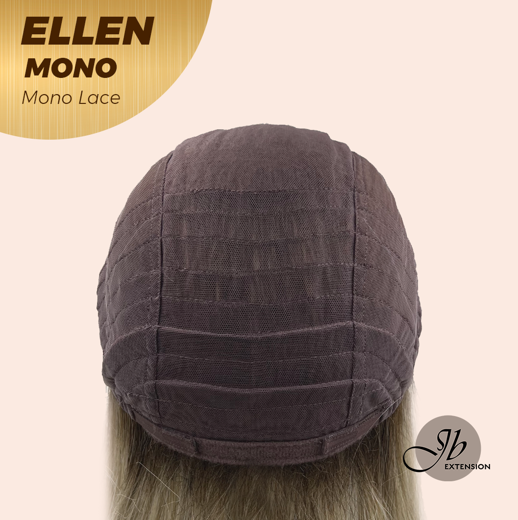 [PRE-ORDER] HOT OF SEASON -  ELLEN MONO Full Monofilament Handmade Full Lace Full Hand Tied Wig 12 Inches Blonde Mono Lace Handmade Futura Fiber Wig Glueless Wig ELLEN MONO【BENDY EAR TABS】