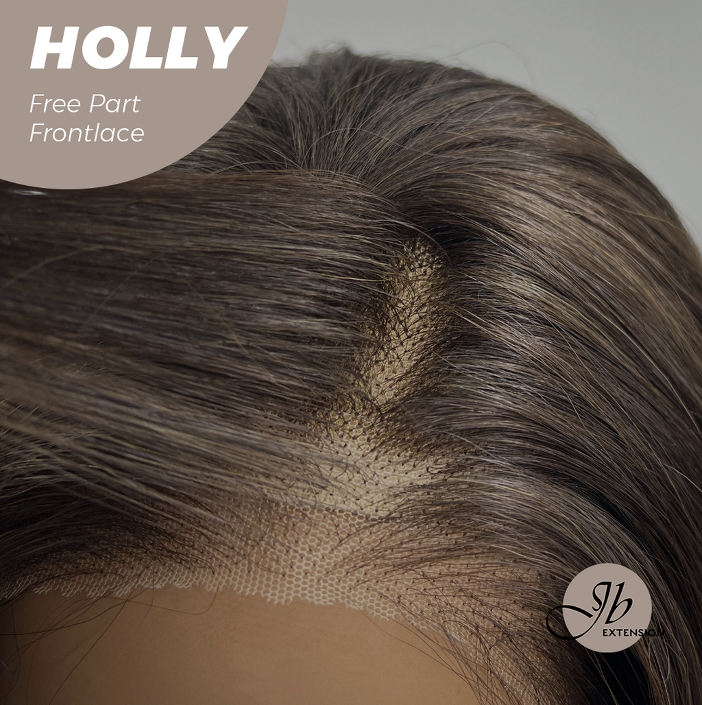 Get the Influencer Look with Brown With Highlight Wave Pre-Cut Wig HOLLY