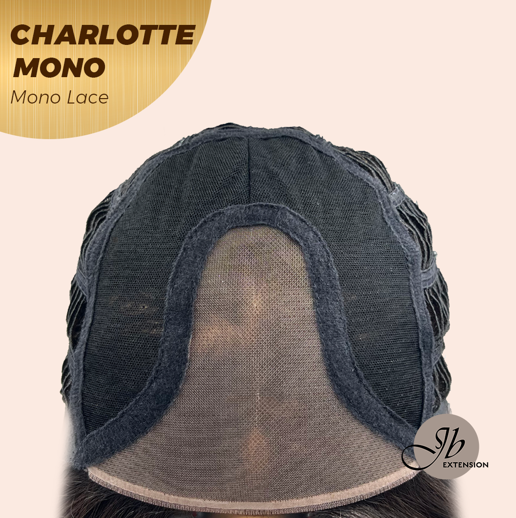 [PRE-ORDER] JBEXTENSION CHARLOTTE MONO Partial Monofilament Wig 22 Inches Natural Black Partial Mono Lace Glueless Wig CHARLOTTE MONO【BENDY EAR TABS】