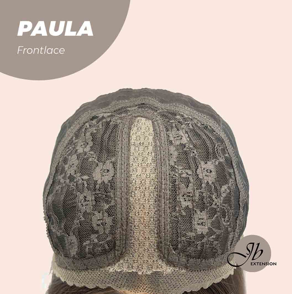 Nichole's Selection -12 Inches Bob Cut Cold Brown Straight Pre-Cut Frontlace Glueless Wig PAULA