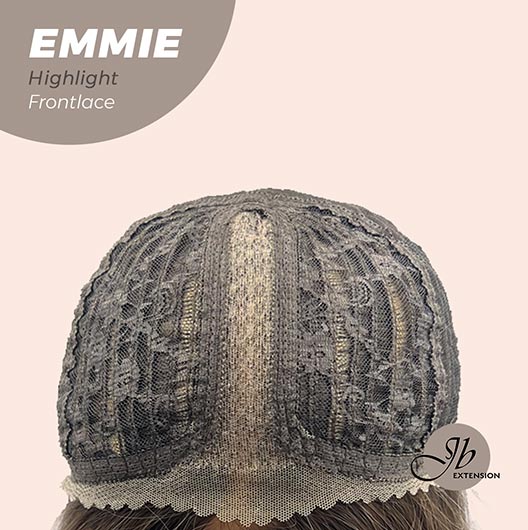 Nichole's Selection - 26 Inches Curly Women Brown With Highlight Wig Pre-Cut Frontlace Glueless Wig EMMIE HIGHLIGHT