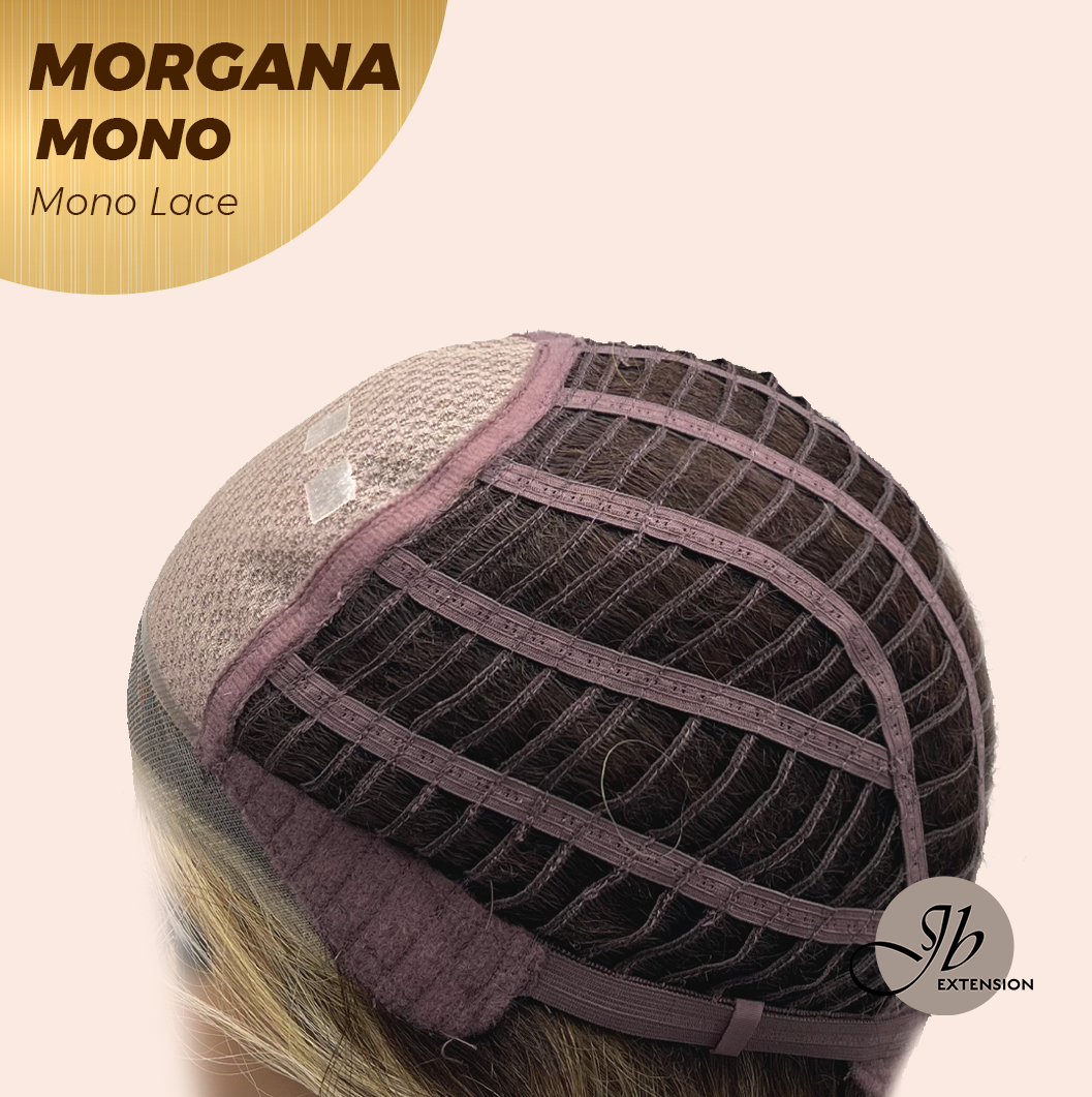 [PRE-ORDER] JBEXTENSION MORGANA MONO Monofilament Handmade Wig 6X5 Full Monofilament Hand Tied Top Wig 13 Inches Hazelnut Blonde Highlight Mono Lace Wig With Anti-slip Silicone Strips Glueless Wig MORGANA MONO【BENDY EAR TABS】