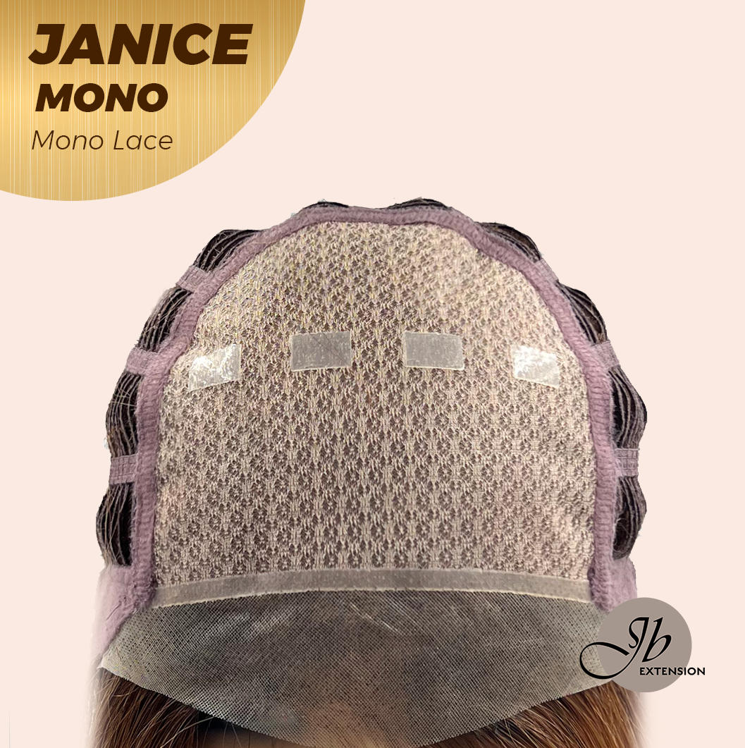 HOT OF SEASON -  JANICE MONO Monofilament Handmade Wig 6X5 Full Monofilament Hand Tied Top Wig 20 Inches Copper Mono Lace Wig With Anti-slip Silicone Strips Glueless Wig JANICE MONO【BENDY EAR TABS】