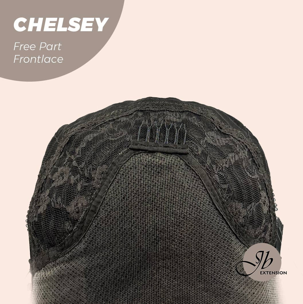 Nichole's Selection - 26 Inches Curly Mix Blonde Free Part Pre-Cut Frontlace Glueless Wig CHELSEY