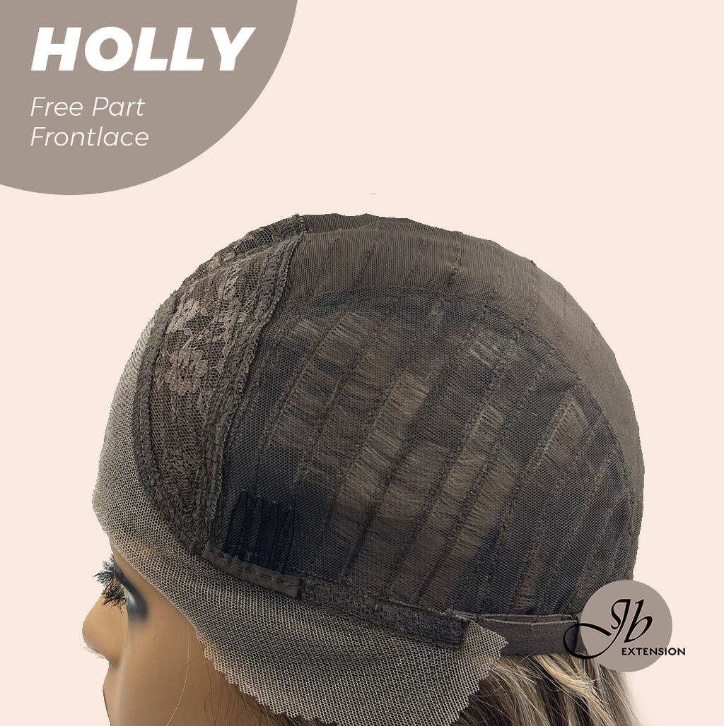 Get the Influencer Look with Brown With Highlight Wave Pre-Cut Wig HOLLY